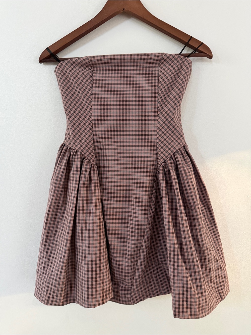 Zara Colletion  Gingham  Dress Sz XS